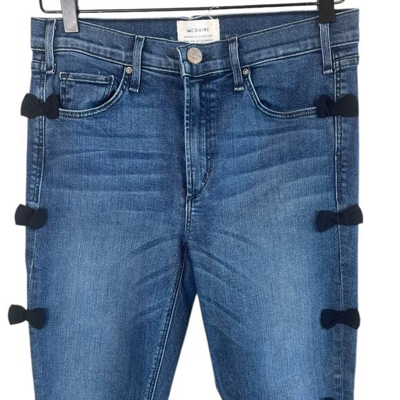 McGuire Women’s Sz 28 New Skinny Bow Jeans - Picture 3 of 8